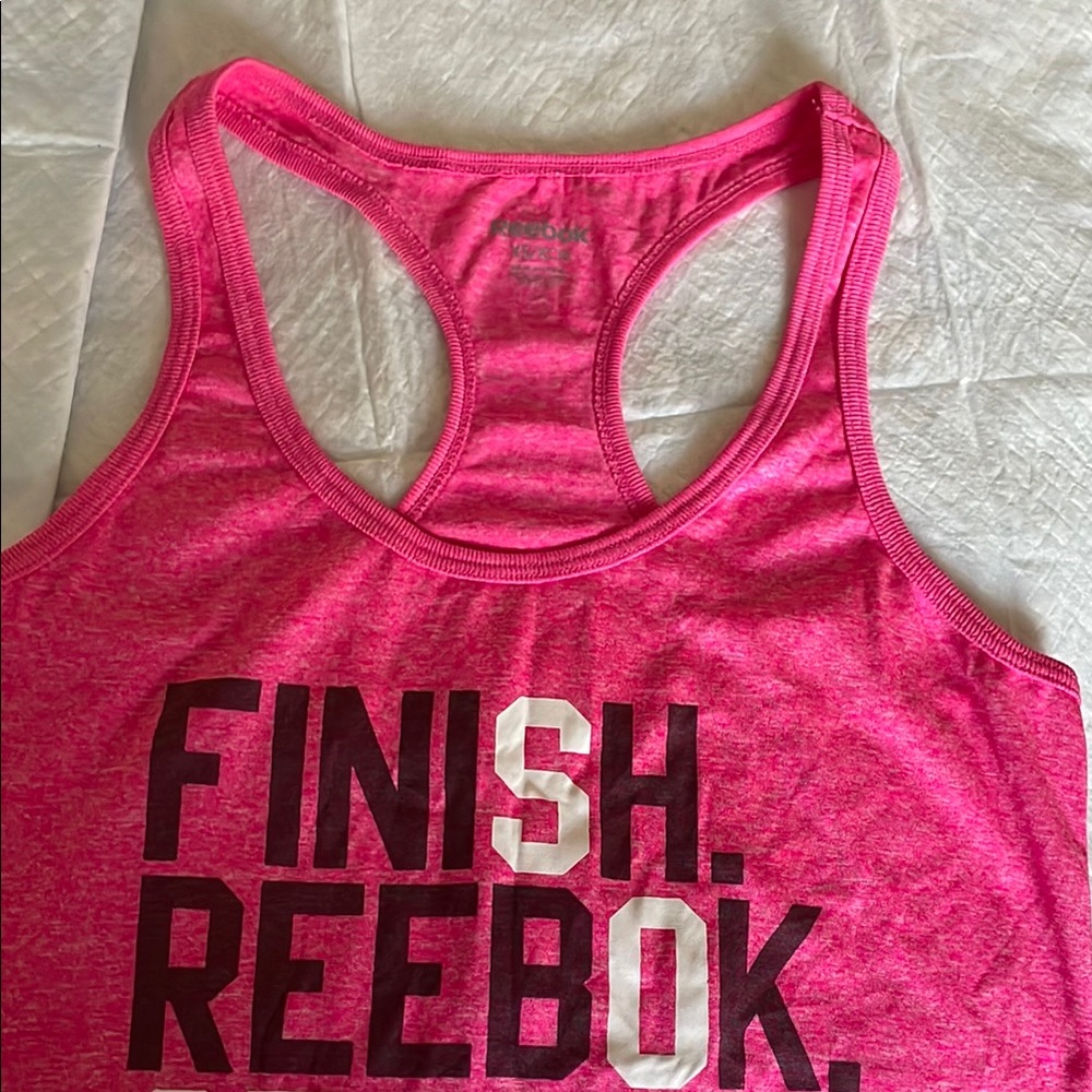 Reebok Women's Pink Tank Top